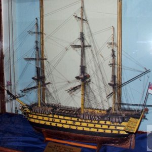 Model of H.M.S. Victory, the Union Hotel, Feb., 2007