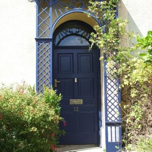 Regency doorway, North Parade - July, 2008