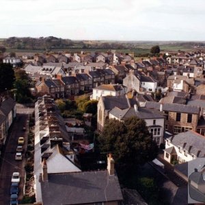 Rosevean Rd and Barwis Hill from the church top