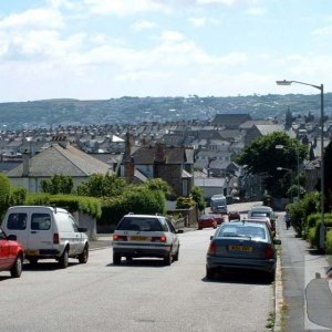 Castle Road View of the R.C. Church and Penzance