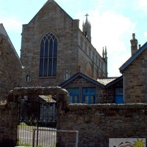 Rear view of the R.C. Church