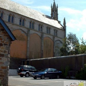 The Church car park behind