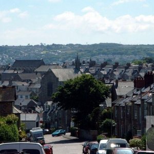 From the top of Castle Road to the R.C. church