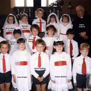 First Holy Communion, June, 1985