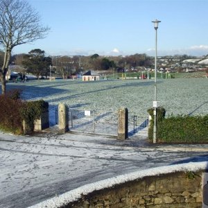 Icy view over the Rec - 7th January, 2010