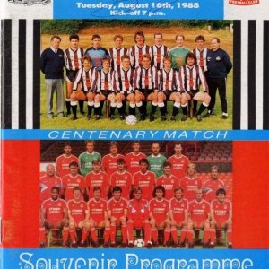 Penzance v. Liverpool - a centenary celebration! 1988