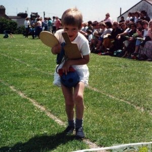 Mark Knight lends a hand on Sports Day