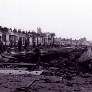 The Promenade wall was well and truly breached