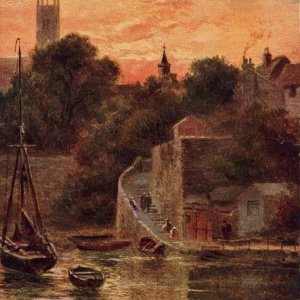 Early depiction of Abbey Basin and Slip