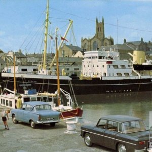 The Stella - Trinity House Vessel - and the Dock