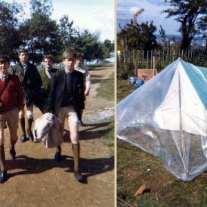 Ist Penzance Senior Scouts at the home of Scouting-Aug., 1965