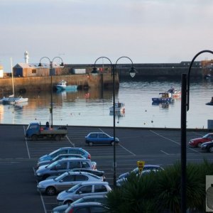 View across Car Park and Harbour