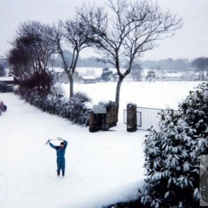 Rejoicing in Snow on the Rec