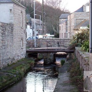 Newlyn's mediaeval bridge - 10th Dec., 2007