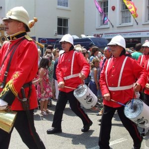 The Falmouth Marine Band - Mazey Day - Golowan Festival, Penzance - 26Jun10