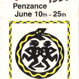 The 1995  Golowan Festival Programme Design