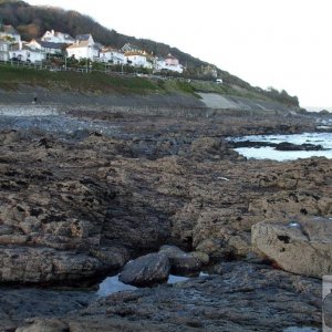 From the rocks and bathing pool, Mousehole