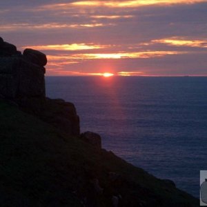 Porthgwarra sunset