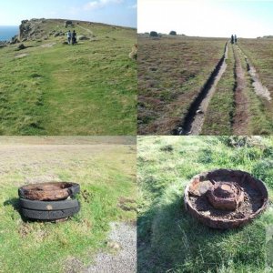 REMEMBER THESE THINGIES NEAR GWENNAP HEAD AND PORTHGWARRA?