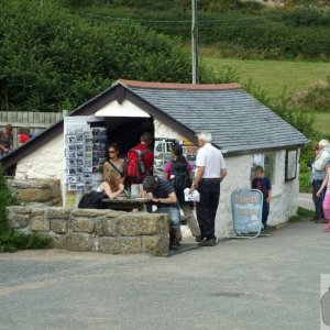 The only shop at Porthgwarra - 11Aug10