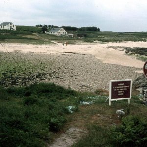 Gugh Bar as seen from St Agnes, 1977