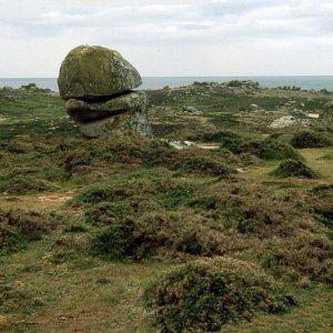 The Punch Bowl, Wingletang Downs, St Agnes, Scilly, 1977.
