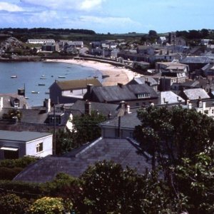 Hugh Town - Isthmus from the Garrison, Hugh Town, St Mary's