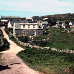 The 'town', Bryher, 1977