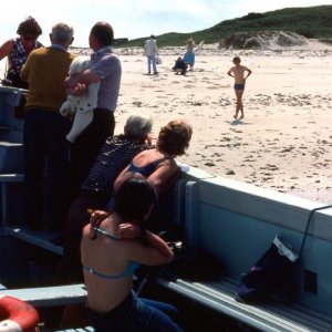 Samson en route for Bryher, Scilly, 1977