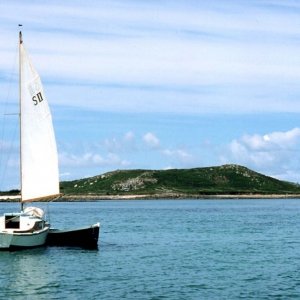 Heading for Bryher, 1977