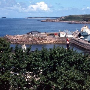 Harbour from the Garrison, Hugh Town, St Mary's