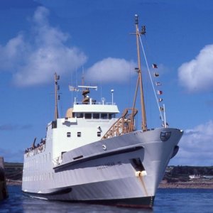 THE NEW VESSEL RMV SCILLONIAN III - JUNE, 1977