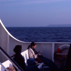 Land's End when en route for Scilly, 1977