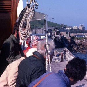 Alongside the quay in Hugh Town, St Mary's, Scilly