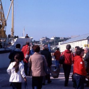 Now disembarked on St Mary's, Scilly