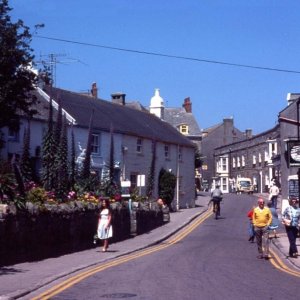 Hugh Town, 1977 [Jan in white]