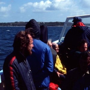 Approaching St Martin's, Scilly - 1977