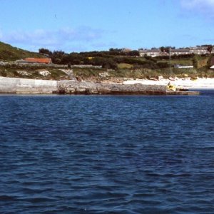 Approaching St Martin's, Scilly - 1977