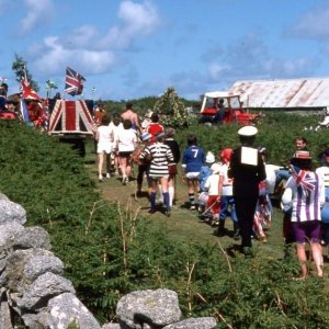 St Martin's Jubilee procession, 1977, Scilly
