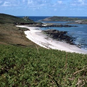 St Martin's-the coastline, 1977, Scilly