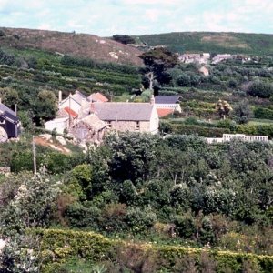 The interior of St Martin's, 1977, Scilly