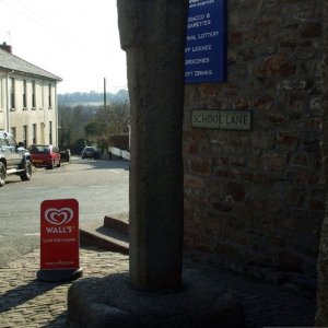 Churchtown Cross, St Erth from behind - 10Mar2010