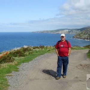 Pendeen Watch and the lane that leads to Portheras Cove - 17/08/09