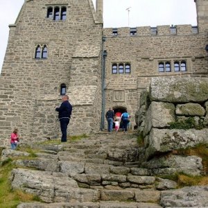 Steps up to the Castle, St Michael's Mount - 18May10