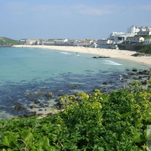 Looking back at St Ives in Spring