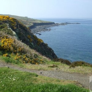 Cliff walk to Clodgy Point, St Ives