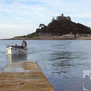 My boat approaches - - St Michael's Mount