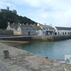 The village: About 35 people live on the Mount - St Michael's Mount