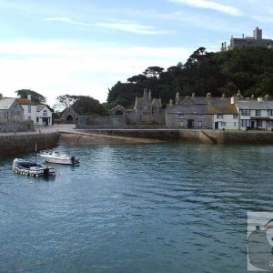 Arrival in the Mount harbour - St Michael's Mount