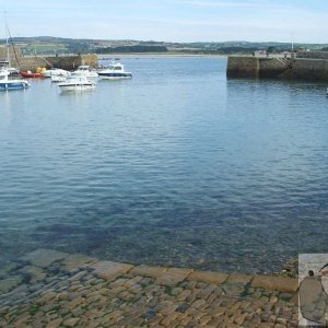 View of harbour entrance - St Michael's Mount